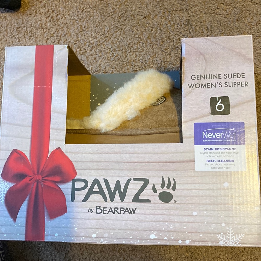Bear paw slippers